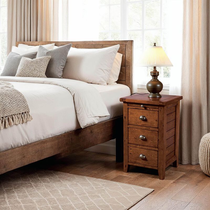 Irish Coast 3 Drawer Nightstand
