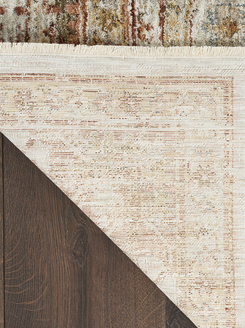 Sahar SHR01 Ivory/Multicolor 2'3" x 10'2" Rug image number 1