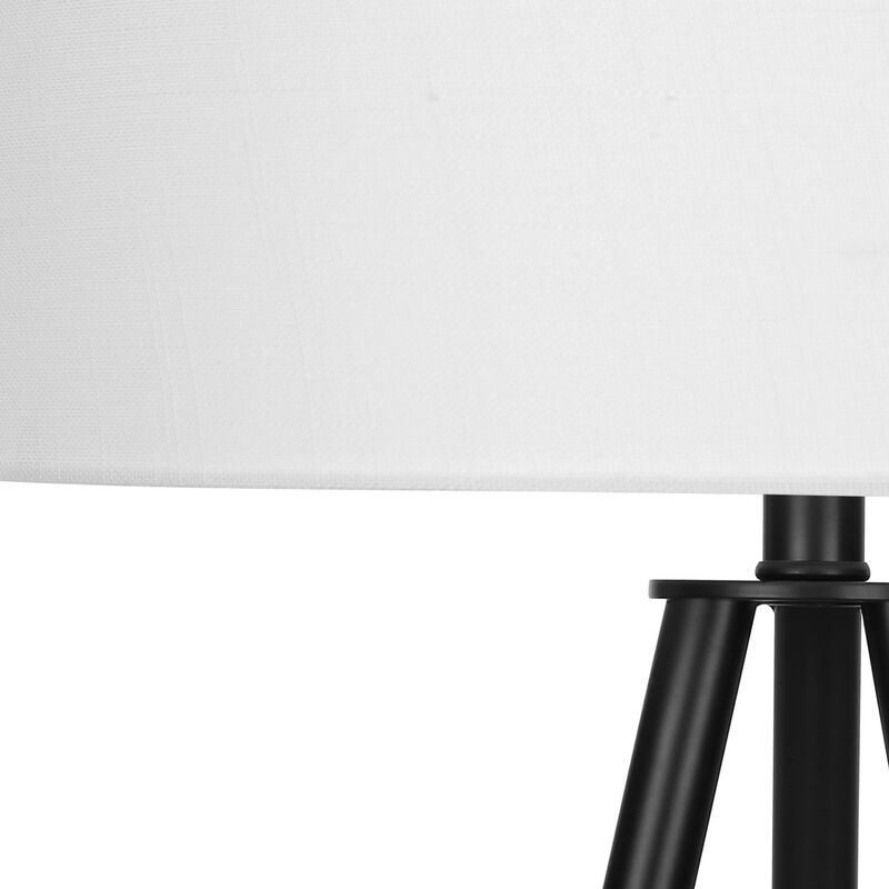 ELEMENT ACE 63 Inch Tall Contemporary Tripod Floor Lamp with Drum Shade, Adjustable Brightness Accent Lighting for Living Room Bedroom Office Spaces image number 5