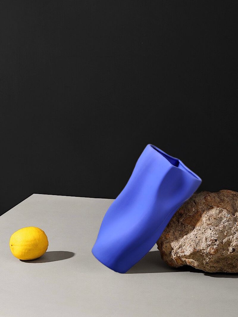 Wave Ceramic Vase,  Table Setting Centerpiece image number 4