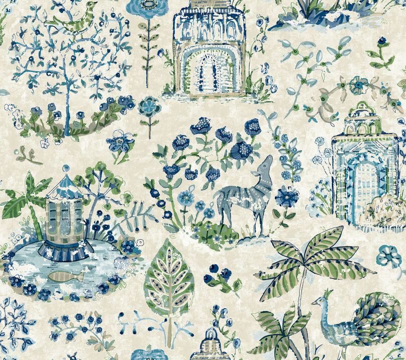 Parc Sapphire Garden Dreams Wallpaper