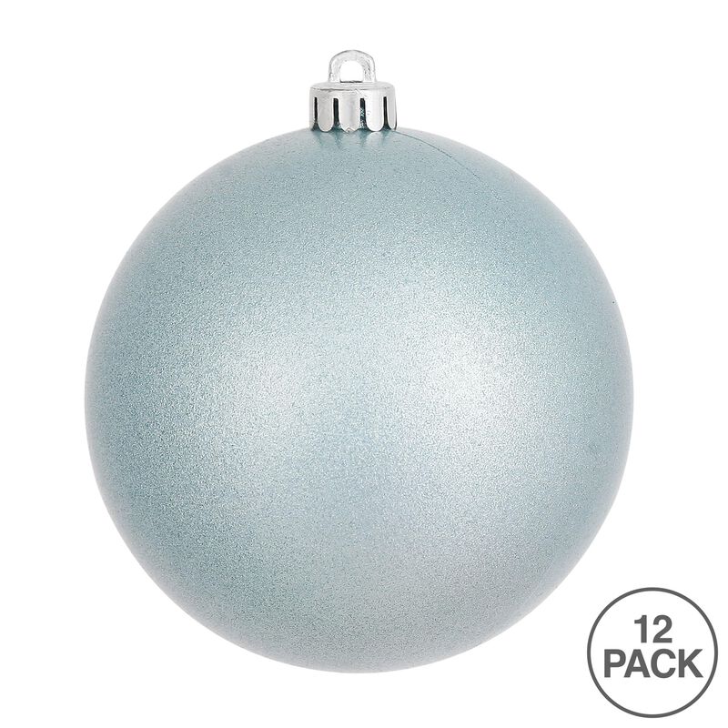 Vickerman Baby Blue Candy Ball UV Drilled 12/Bg - image number 2