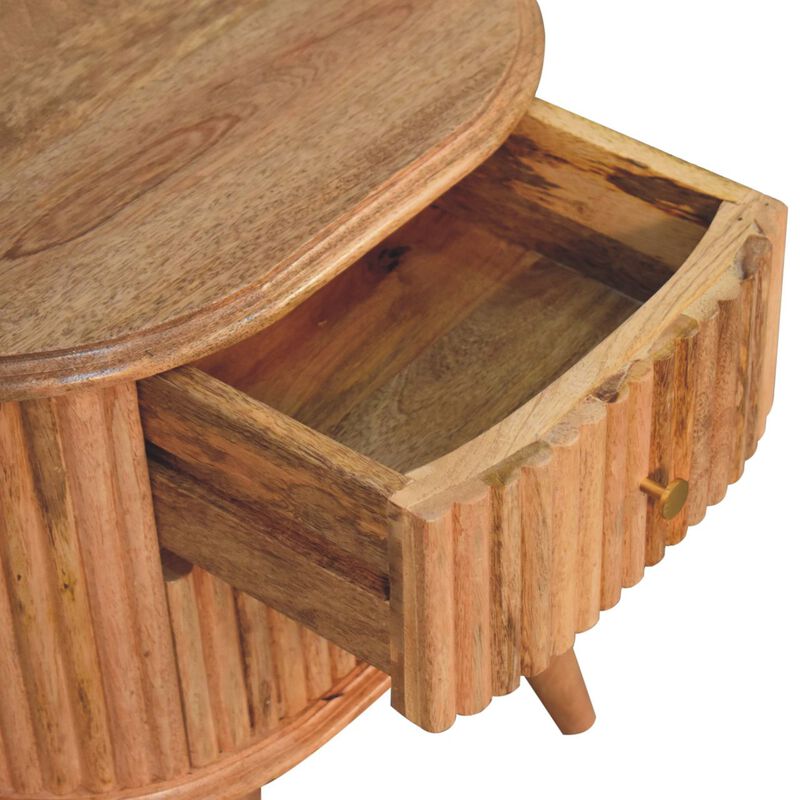 Artisan Furniture Solid Wood Soba Nordic Bedside