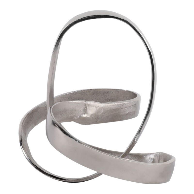 Ec 11.5" Large Metal Knot, Silver image number 3