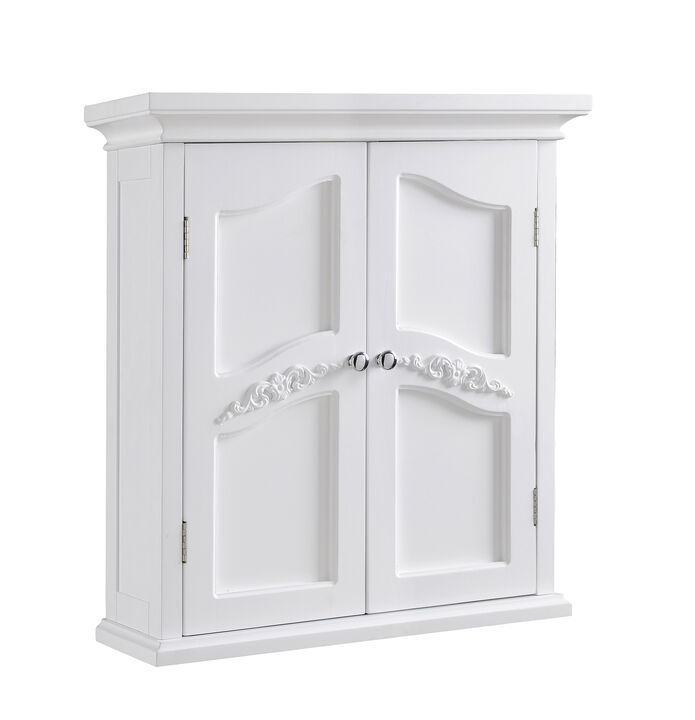 Teamson Home Versailles Removable Wall Cabinet with 2 Doors