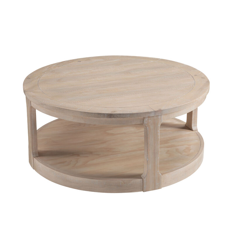 Votnix 2‑Tier Round Coffee Table image number 7