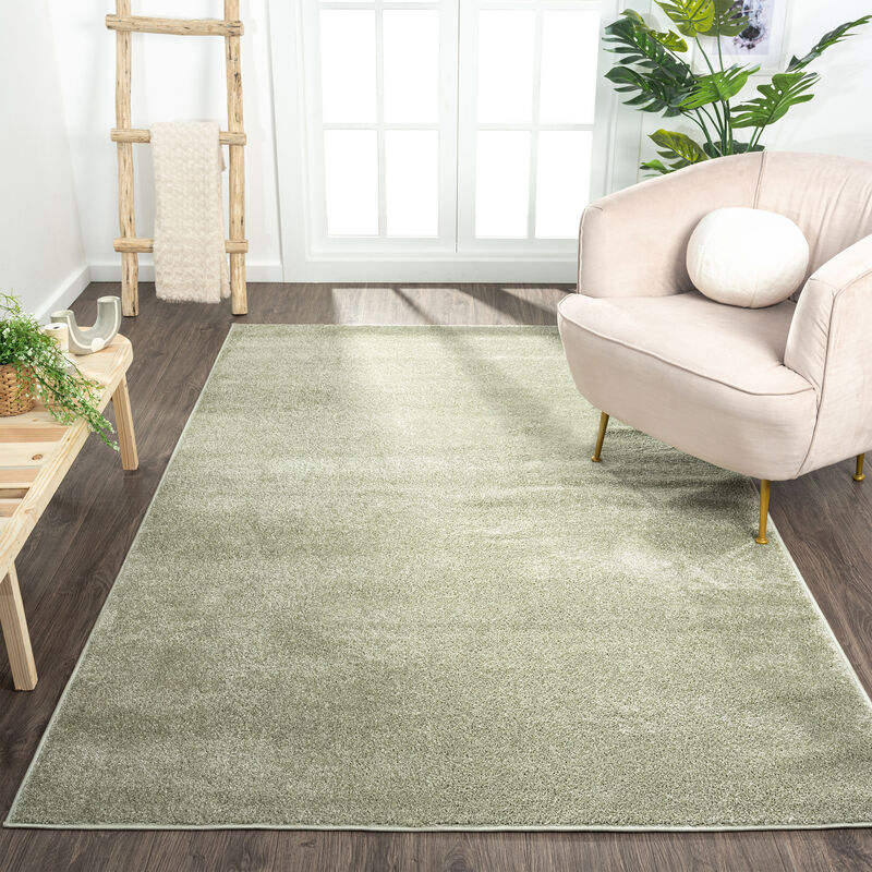 Haze Solid Low Pile Area Rug