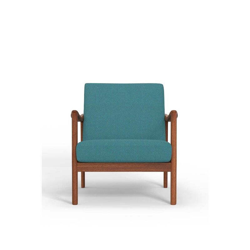 Zephyr Lounge Chair, Turquoise