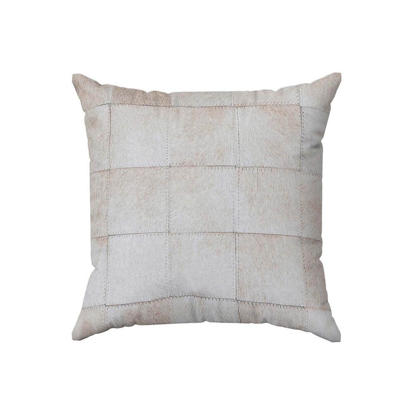 Cowhide Pillow Cover 20&Prime; x 20&Prime; &ndash; Pampa Design