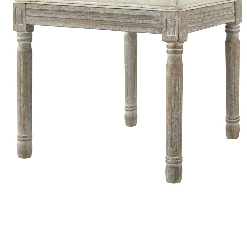 Rustic Manor Aisley Linen Dining Chair (Set of 2)