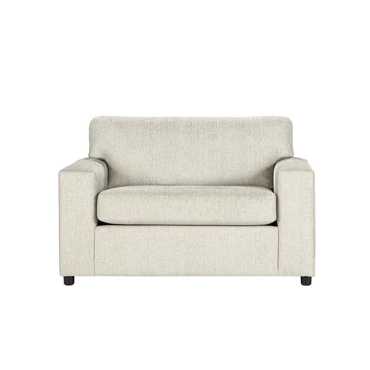New Classic Furniture Kylo Natural Polyester Fabric Sofa  and Oversized Chair