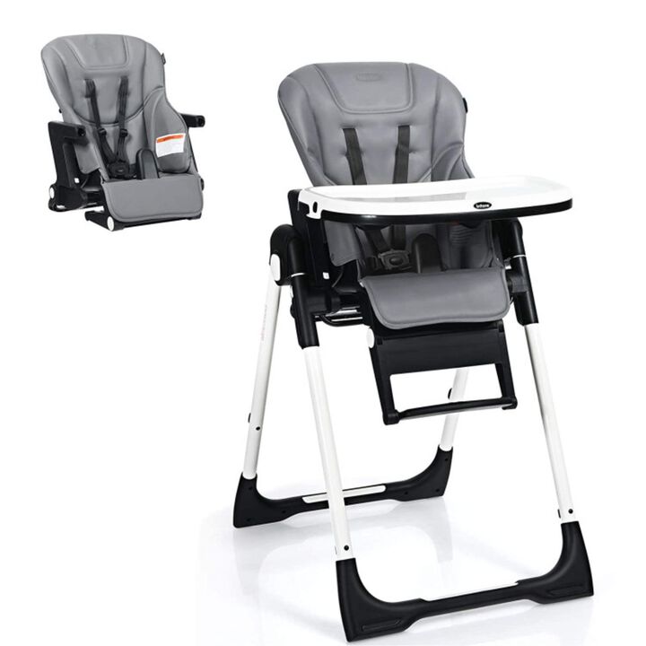 Hivvago 4-in-1 High Chair Booster Seat with Adjustable Height and Recline
