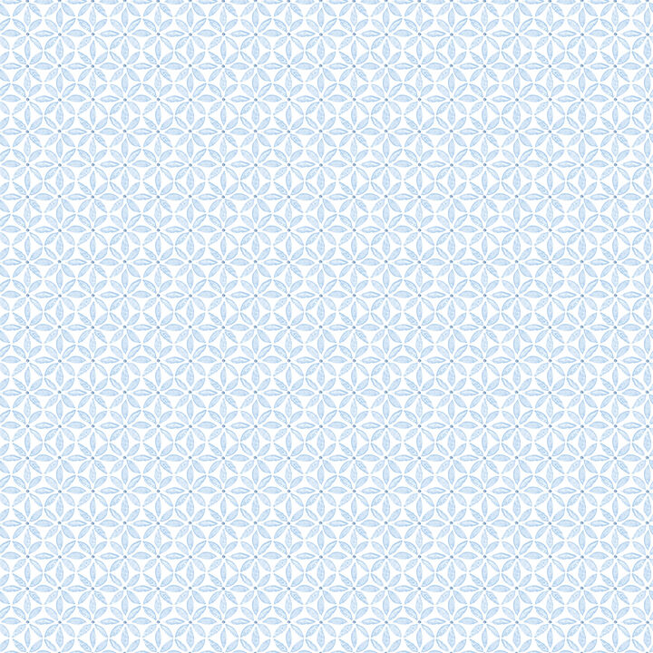 Jellia Blue Petal Geometric Wallpaper