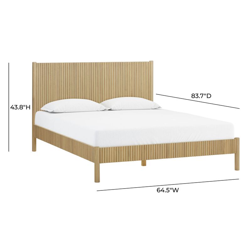 Tyla Natural Wood Bed