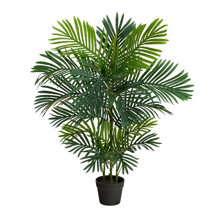 Hivvago 40 Inches Areca Artificial Palm Tree UV Resistant (Indoor/Outdoor)