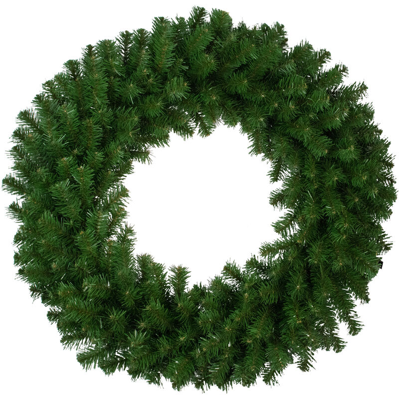 Dorchester Pine Green Artificial Christmas Wreath  72-Inch  Unlit
