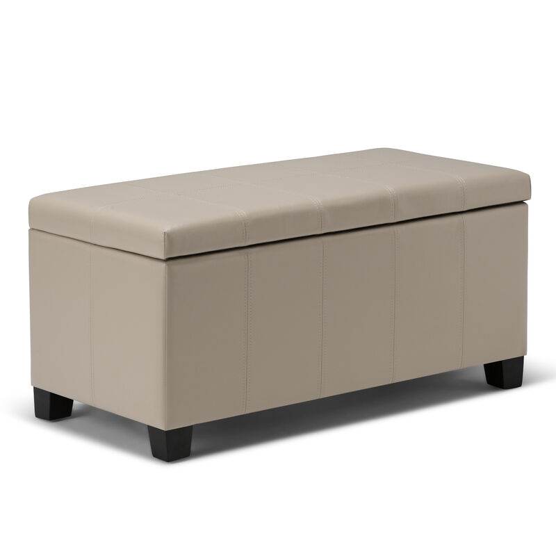 Simpli Home Dover Storage Ottoman Bench image number 0
