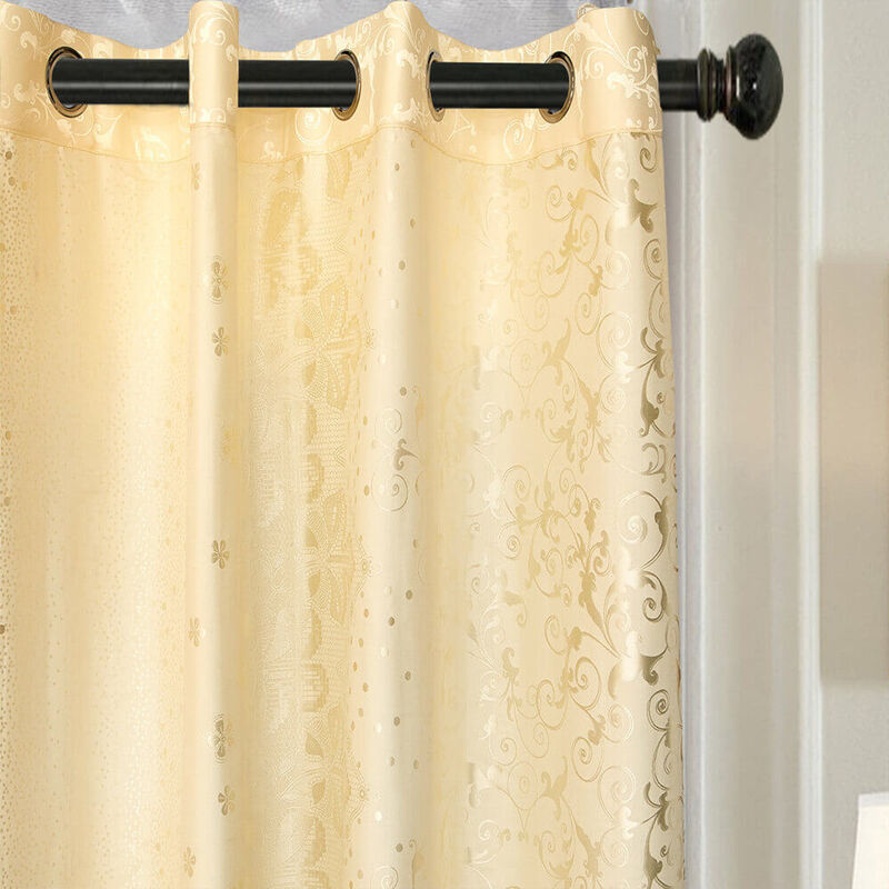 Dolce Mela Window Semi-Blackout Curtain / Drape Panel
