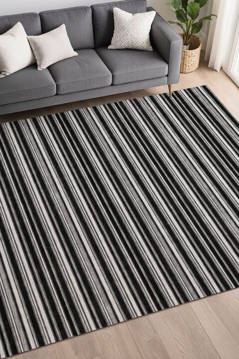 Soft Essentials SE2 Black 1'8" x 2'6" Rug