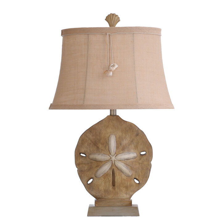 Large Sand Dollar Table Lamp (Set of 2)