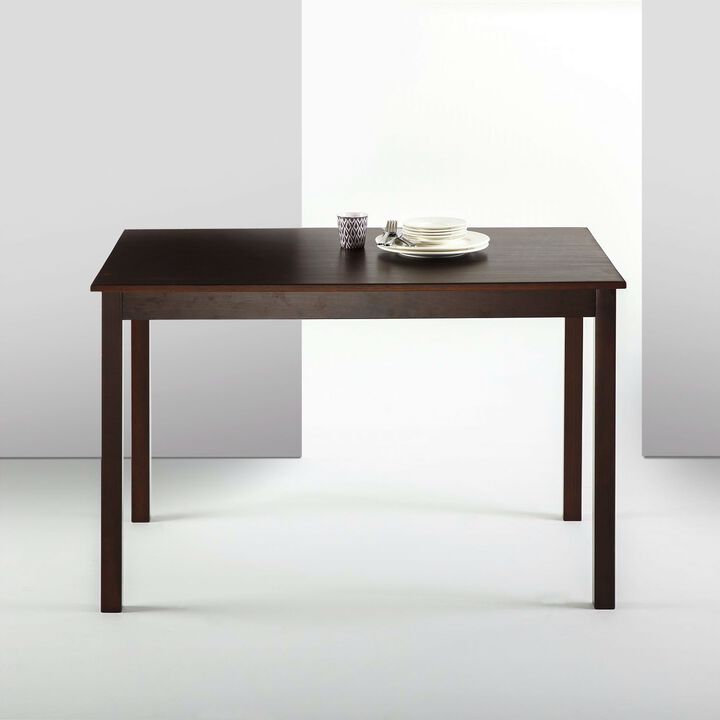 Hivvago Classic 45 x 28 inch Wooden Dining Table in Espresso Finish