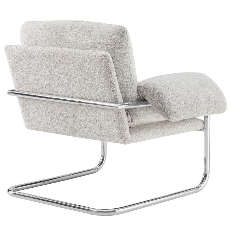 Ansel Boucle Fabric Accent Chair image number 4