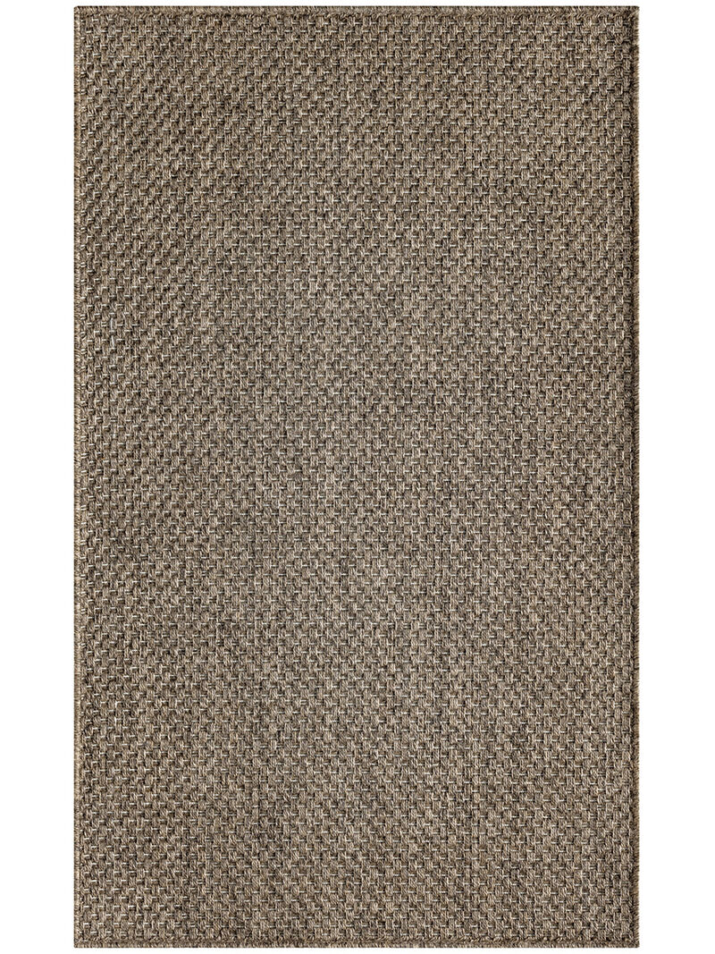 Tulum TLM03 Brown 2'2" x 10' Rug image number 0