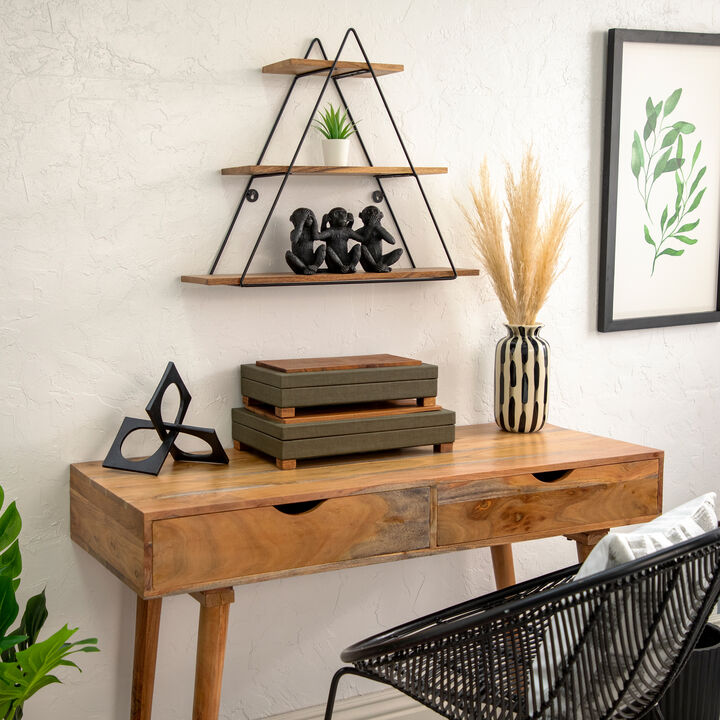 20" Triangle Wall Shelf