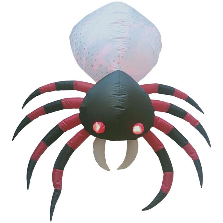 Northlight  4 ft. Lighted Inflatable Spider Outdoor Halloween Decoration