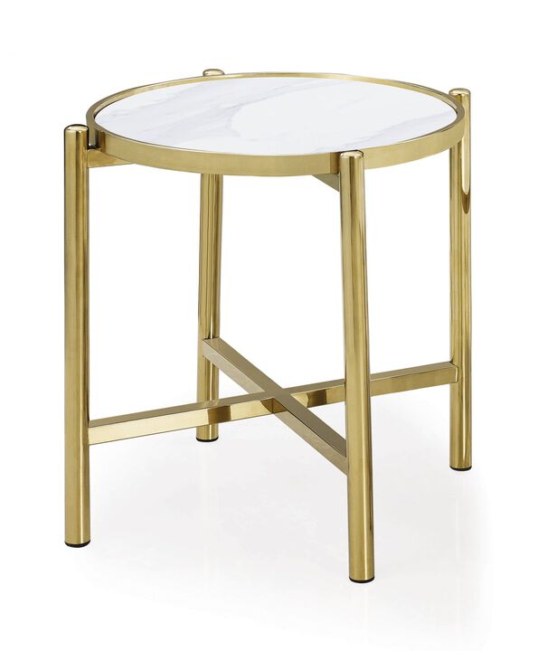End table, Stainless Steel Base