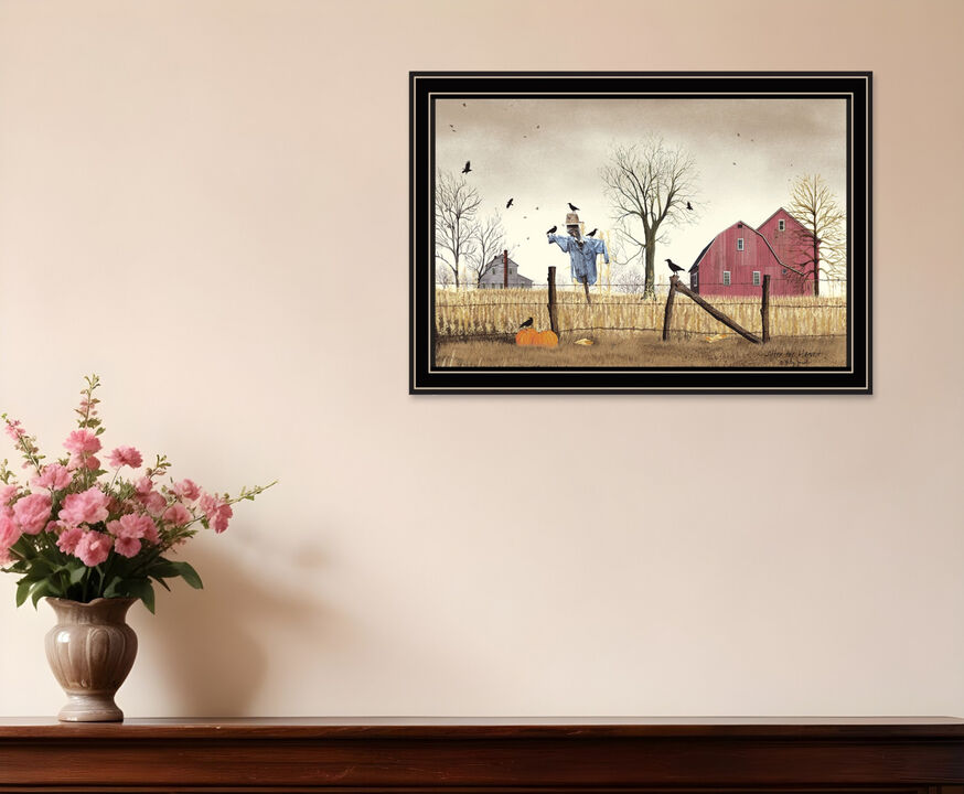 HomeRoots After the Harvest Black Framed Wall Art