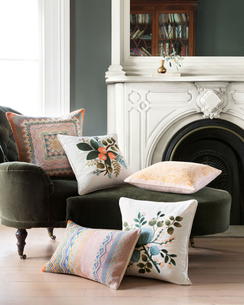 P6036 Pillow Collection by Rifle Paper Co. x Loloi