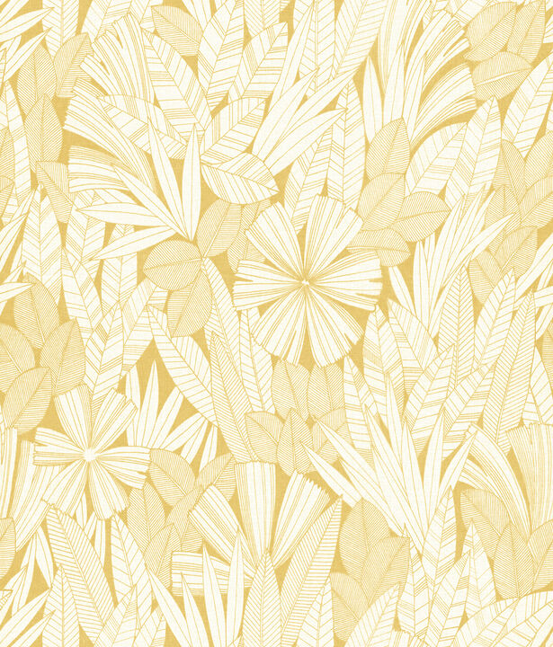 Bannon Yellow Leaves Wallpaper