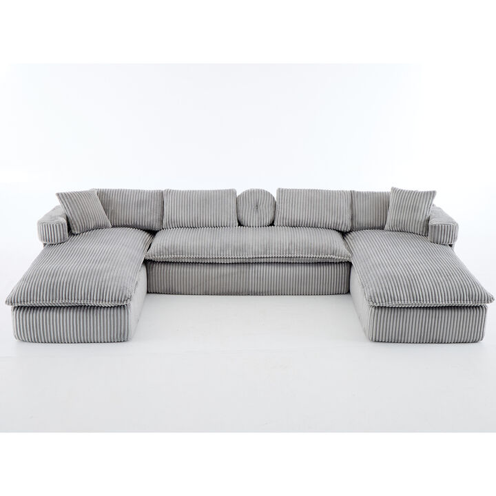 Britan 149" Oversized Sectional Couches U Shaped Couch