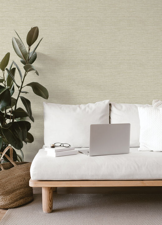Exhale Light Yellow Texture Wallpaper (Set of 2)