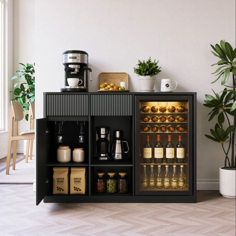 Mubgag Wood Wine Storage Cabinet image number 2