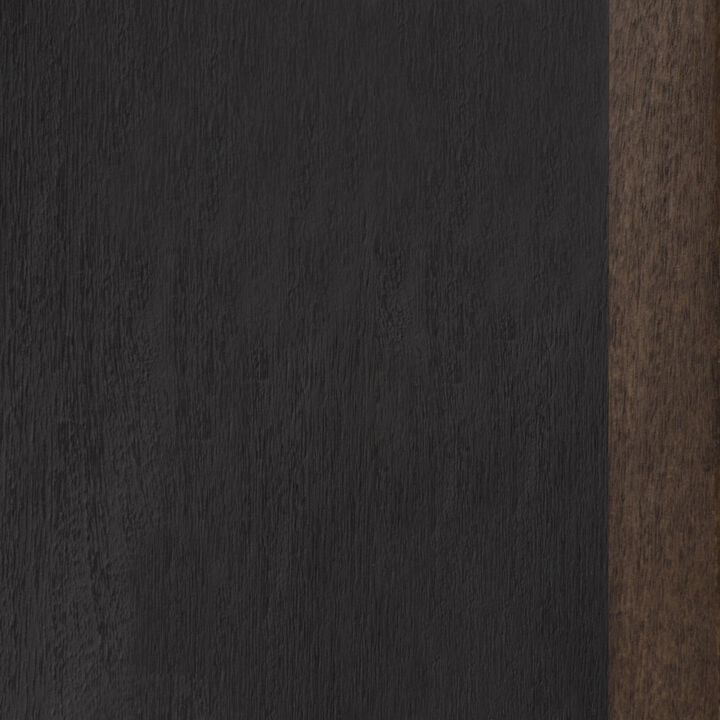 Porter Designs Udo Solid Wood Dining Bench, Black