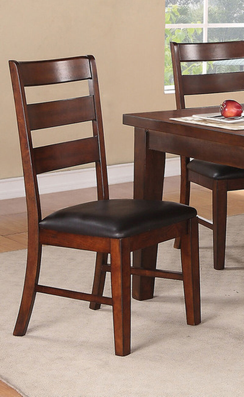 Streamdale Antique Walnut Dining Chairs, Set of 2
