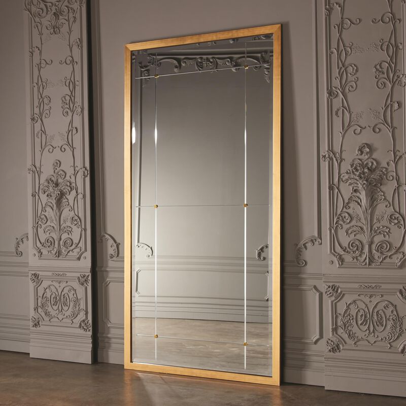 Beaumont Floor Mirror- Gold