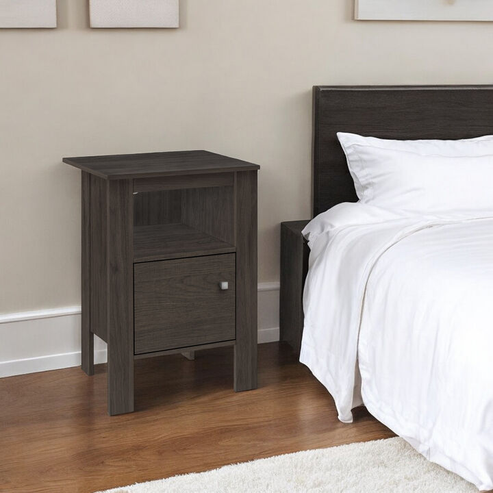 Minimalist Nightstand with Storage Cabinet – Bedside Table for Organized Bedroom