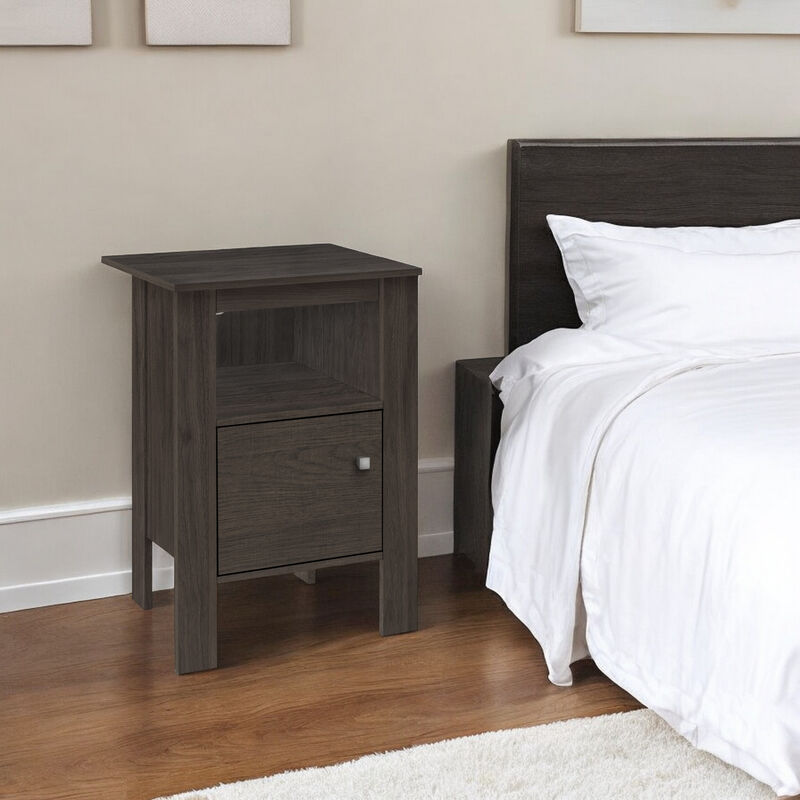 Minimalist Nightstand with Storage Cabinet – Bedside Table for Organized Bedroom