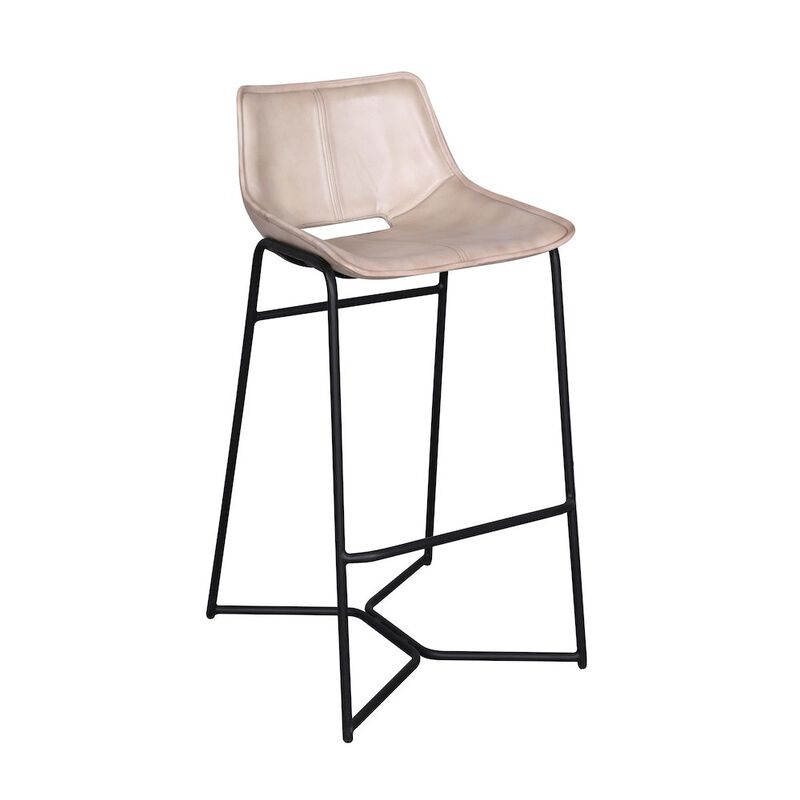 World Interiors Brisbane Stanley Bar Chair in Antique Ivory