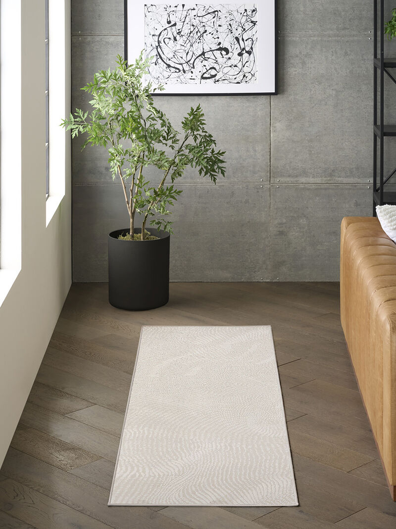 Central Park West CEP01 Ivory 2' x 6' Rug image number 5