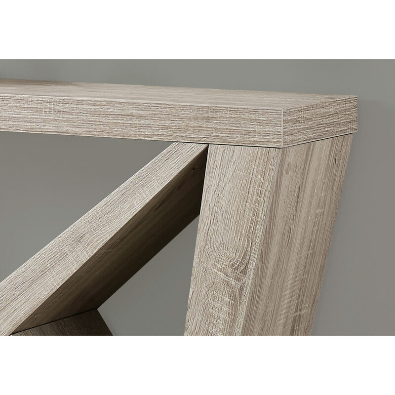 Monarch Specialties I 2435 Accent Table, Console, Entryway, Narrow, Sofa, Living Room, Bedroom, Laminate, Brown, Contemporary, Modern