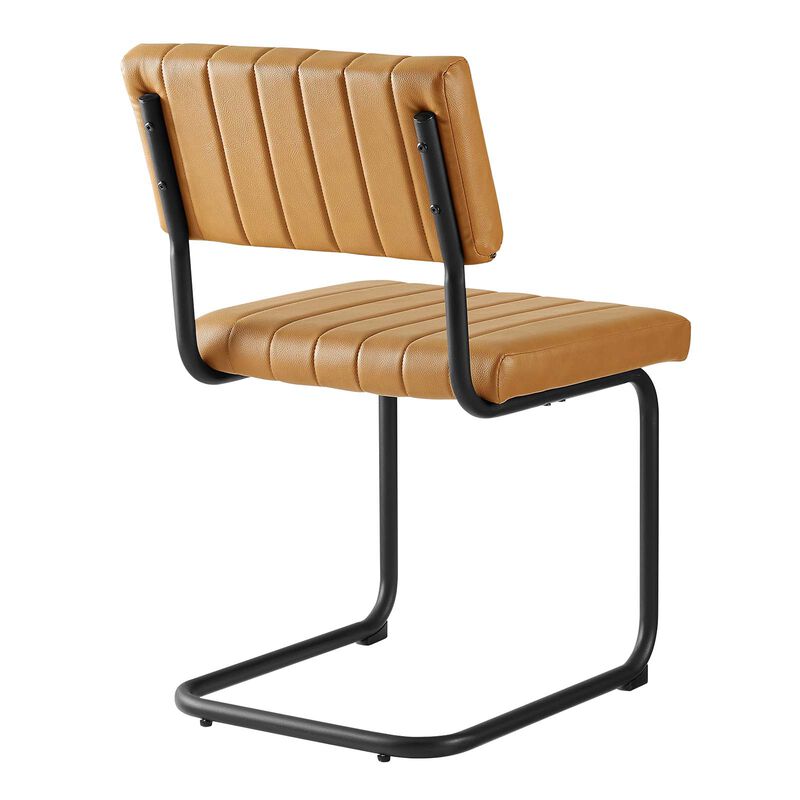 Parity Vegan Leather Dining Side Chairs - Set of 2 image number 2
