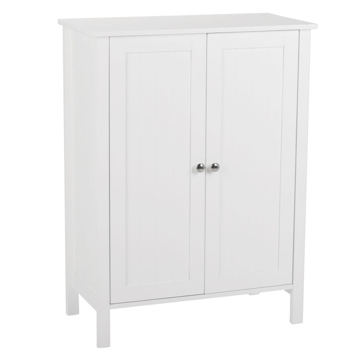 Bathroom Wall Cabinet with Double Doors and Interior Shelves