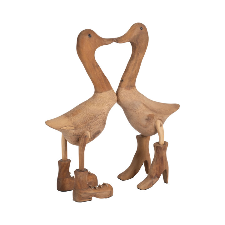Bamboo 18" Love Ducks, Natural