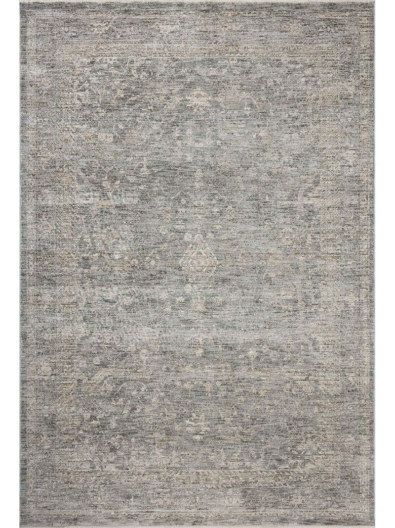 II Tabitha Stone/Natural 2'7" x 10'0" Runner Rug by Loloi II