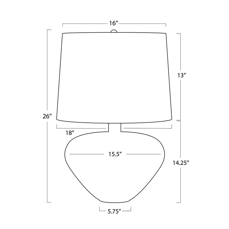 Avery Rattan Table Lamp