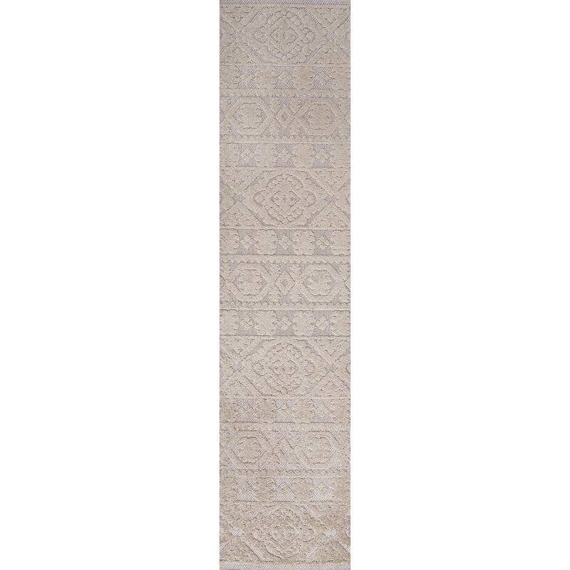 Citta High-Low Pile Mediterranean Tile Area Rug